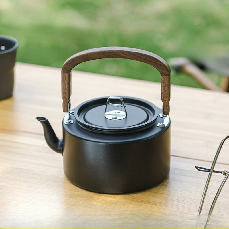 Camping Lightweight Cooking Pot - Chaleira de acampamento leve de liga