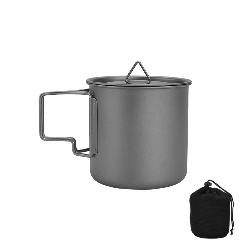 Caneca de camping de titânio c - Camping Cooking Pot Set avaliação e preço