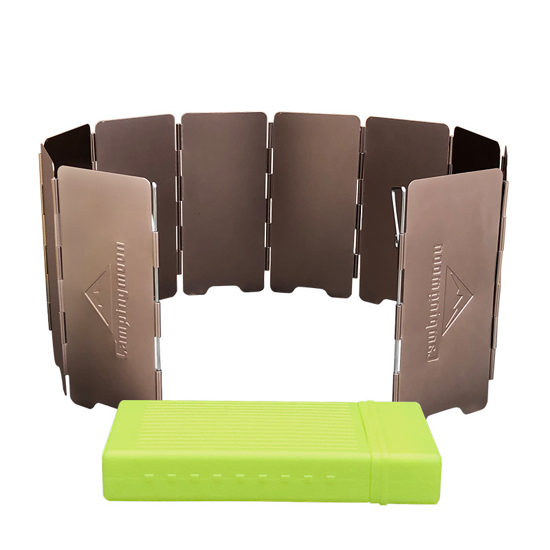 10 placas de bronze-colorido d - Camping Cooking Windshield avaliação e preço